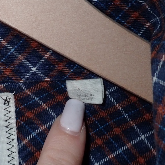 Billy Reid Standard Cut Plaid Button Up Shirt Size M - Picture 3 of 9